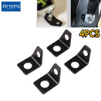 Set of 4 Seat Belt Mounting Brackets for 90 Degree Angle Installation