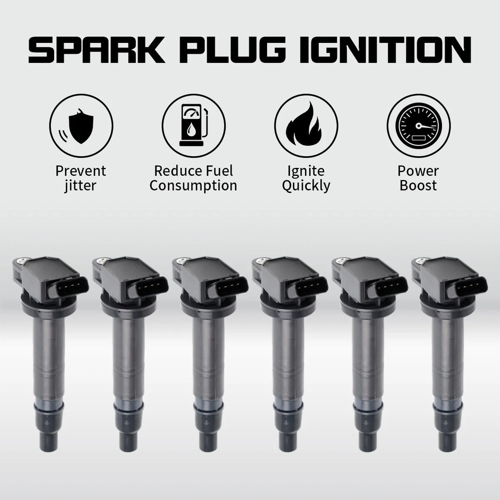 6X Ignition Coils OEM for Toyota Tacoma 4Runner V6 4.0L (2005–2015) UF495