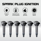 6X Ignition Coils OEM for Toyota Tacoma 4Runner V6 4.0L (2005–2015) UF495