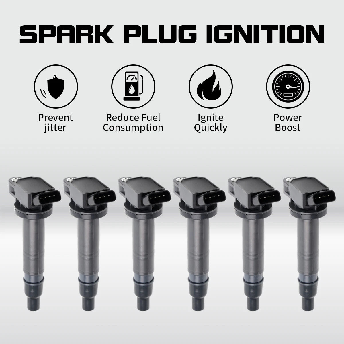 6X Ignition Coils OEM for Toyota Tacoma 4Runner V6 4.0L (2005–2015) UF495