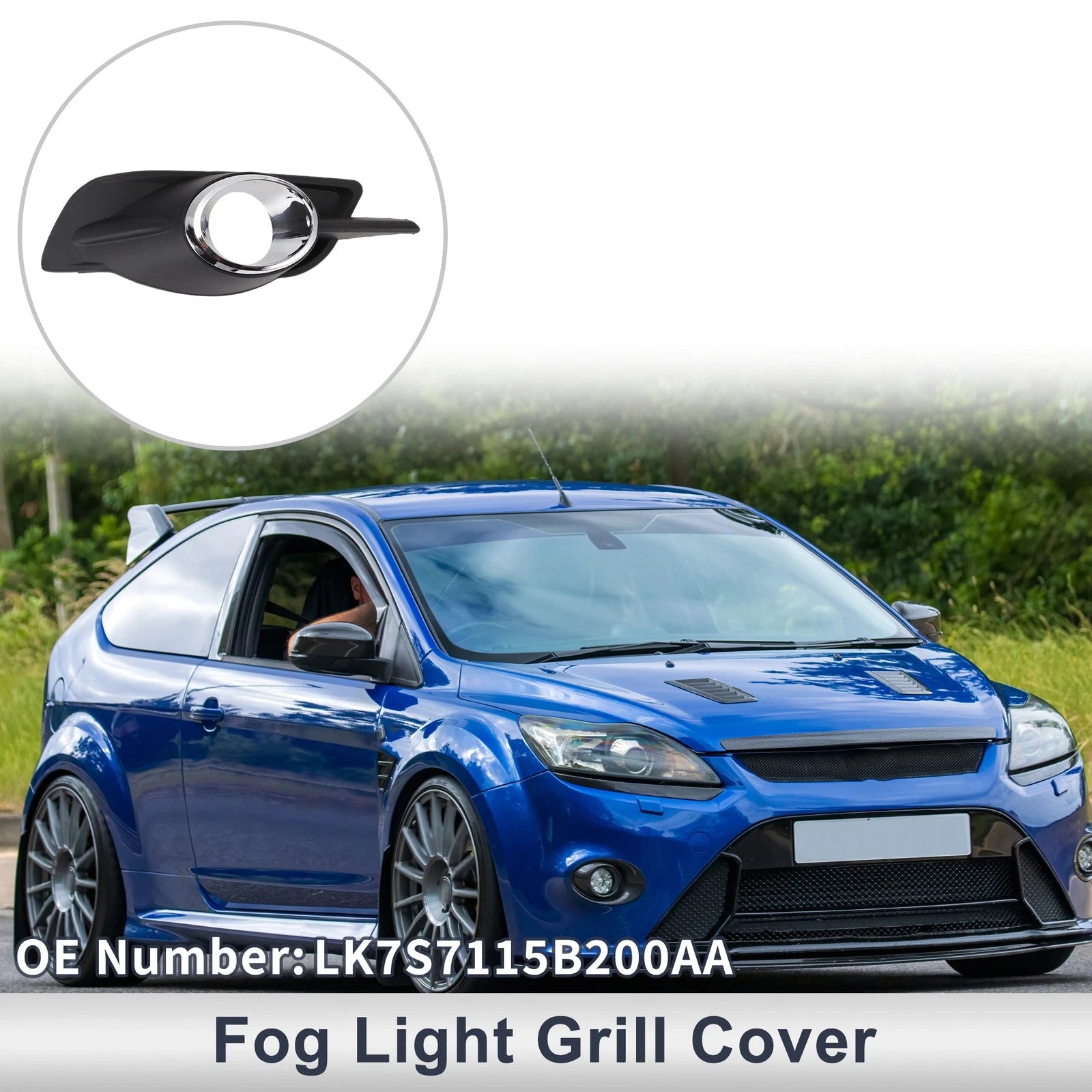 1 Pc Fog Light Grill for Ford Mondeo (2001–2007) No.LK7S7115B200AA