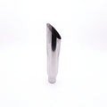Polished Slash Cut Clamp On Exhaust Tip 2.5" Inlet 3.5" Outlet 18" Long