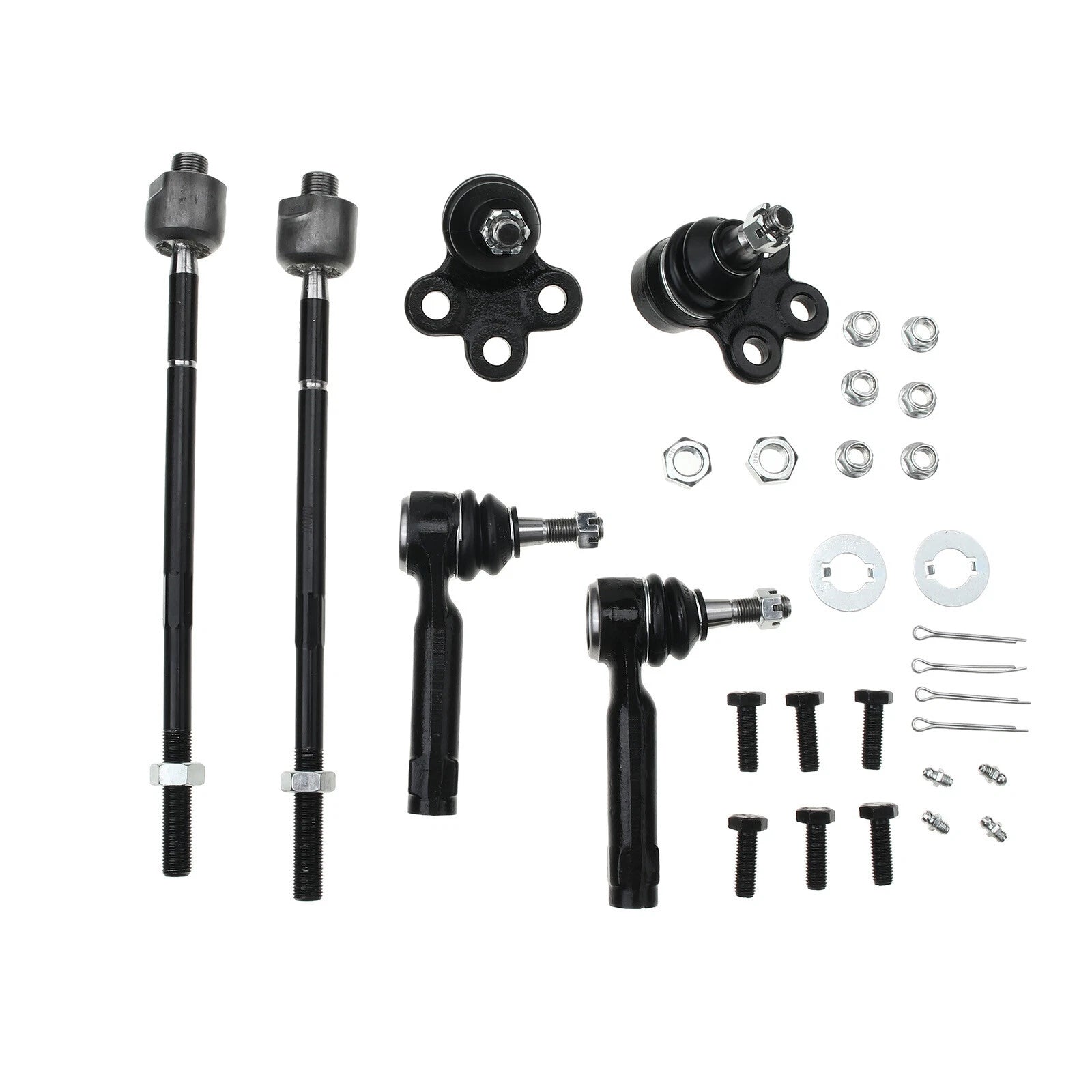 6x Front Inner Outer Tie Rod Ends & Ball Joints for Chevy Olds Pontiac