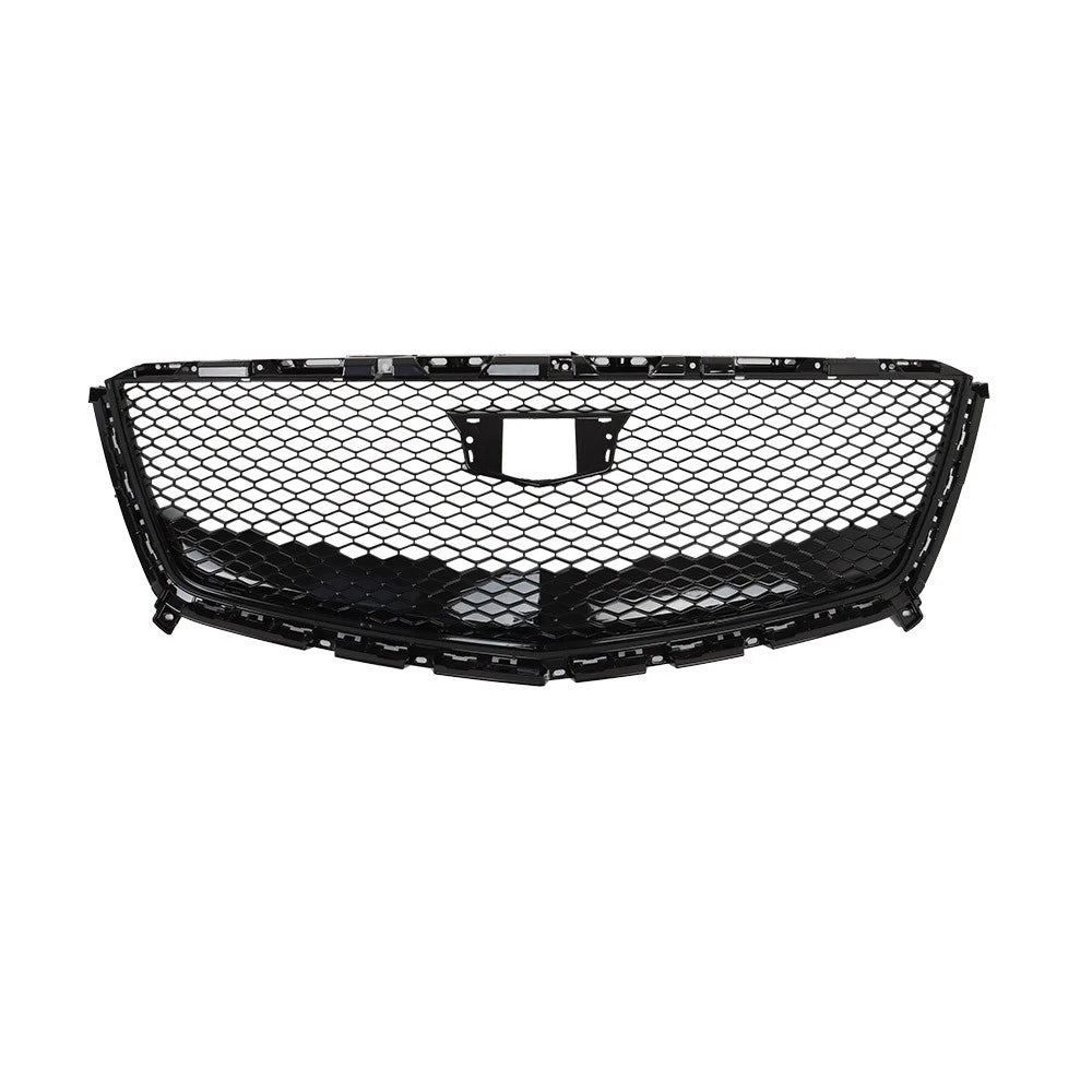 Front Upper Grille Replacement Set for Cadillac XT5 (2016–2021) Gloss Black