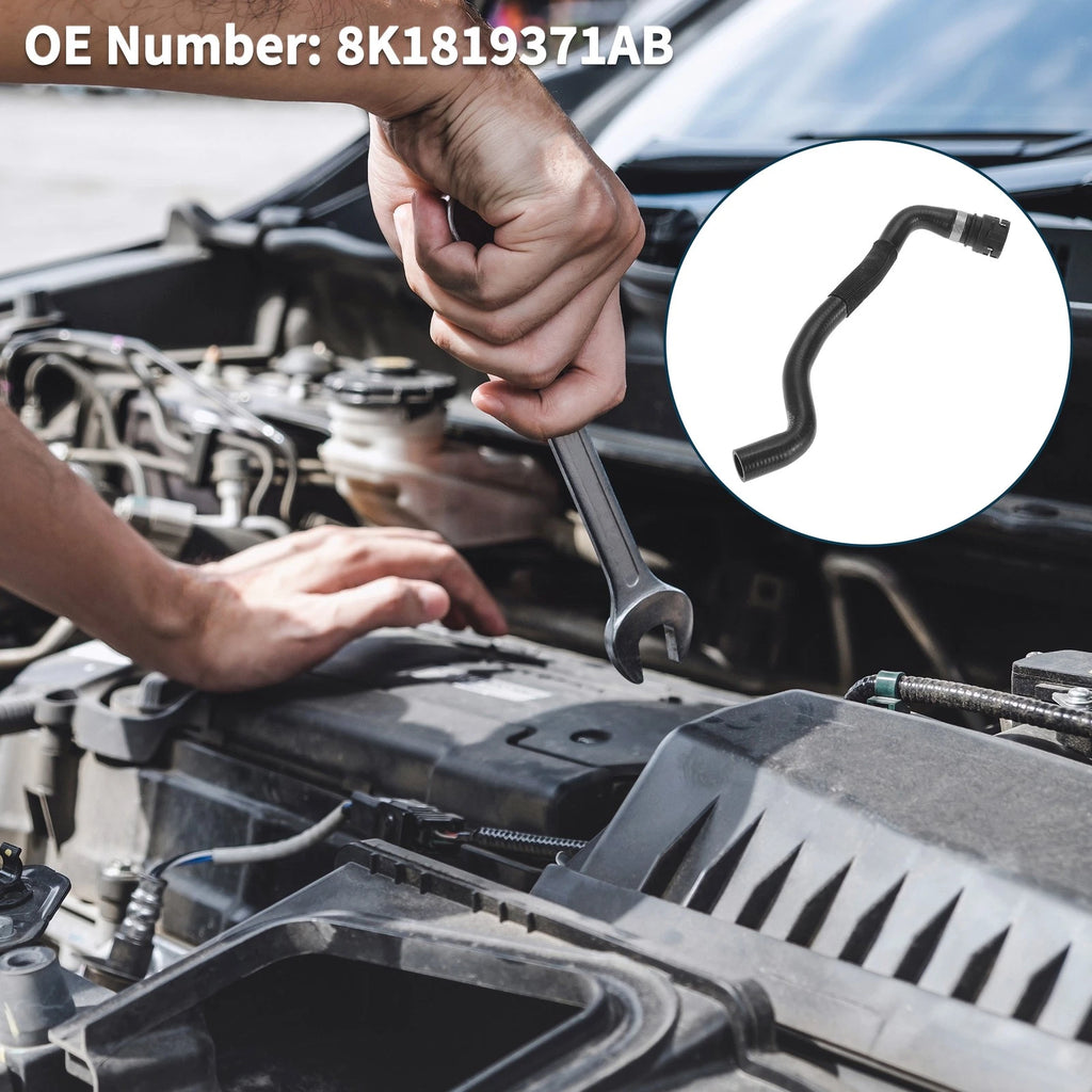 Heater Hose for Audi A4, A4 Quattro (2008–2013) No. 8K1819371AB Rubber