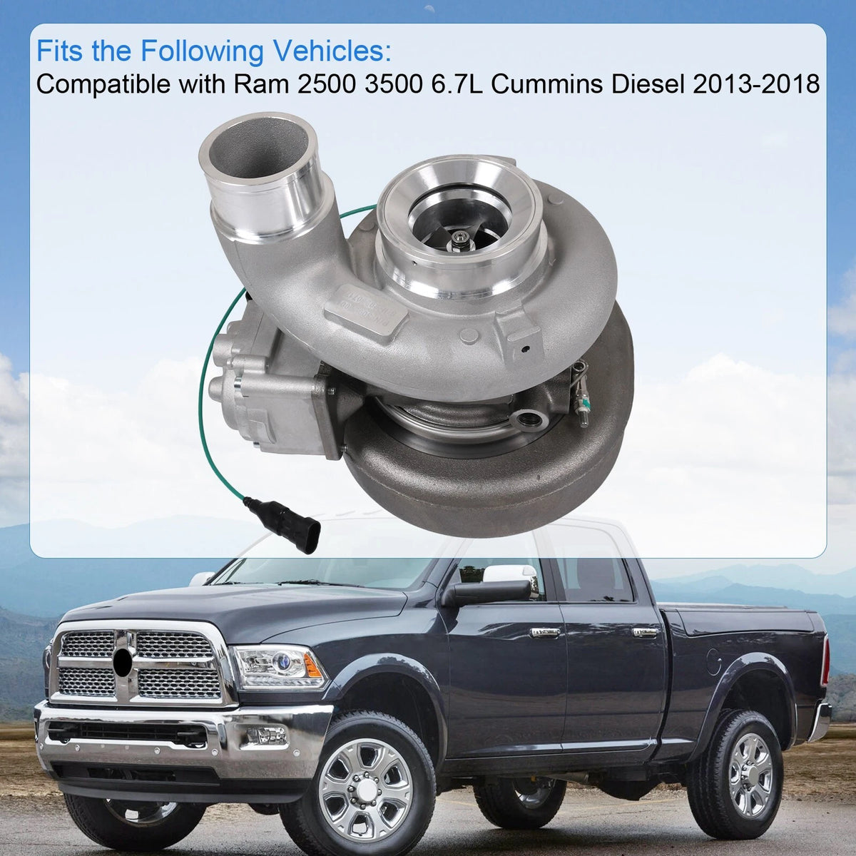 Turbocharger for Dodge Ram 6.7L Cummins (2013–2018)