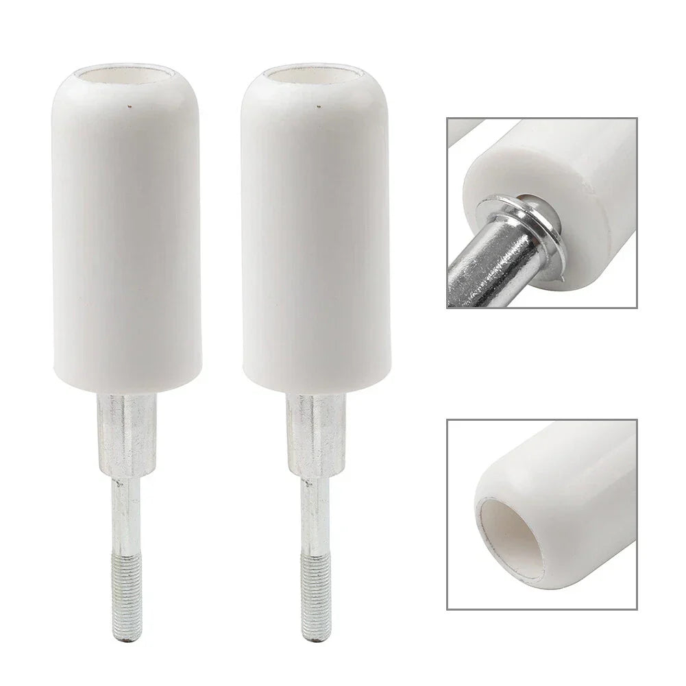 White Frame Sliders Anti Crash Protectors for Yamaha & Suzuki