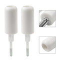 White Frame Sliders Anti Crash Protectors for Yamaha & Suzuki