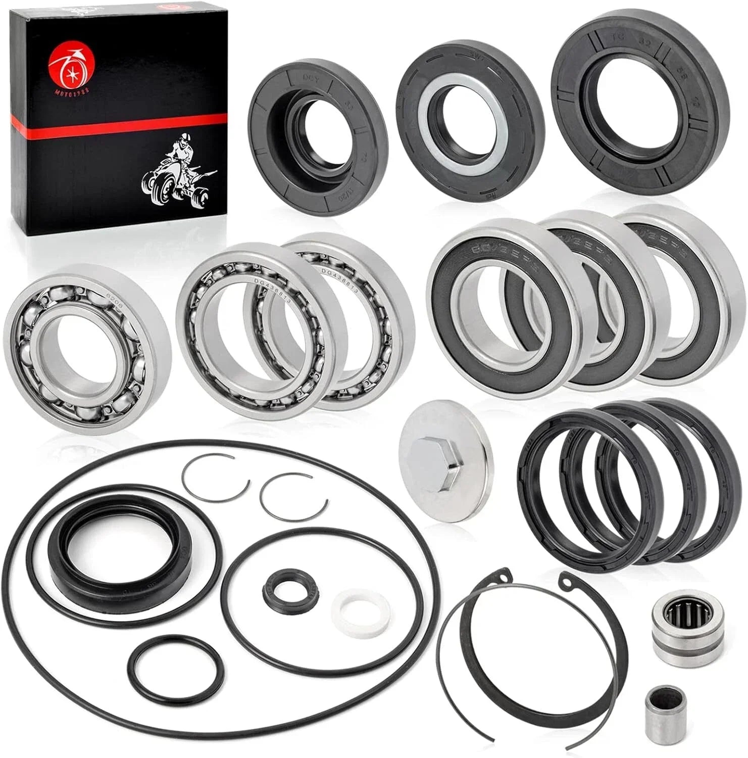 Rear Diff Axle Bearing Seal for Honda Rancher 350 TRX350FE 4x4 ES (2000–2006)