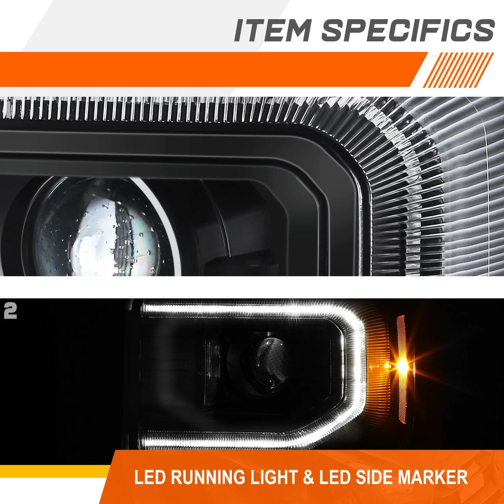 HID Projector Headlight for GMC Sierra 1500 Limited (2016–2019)