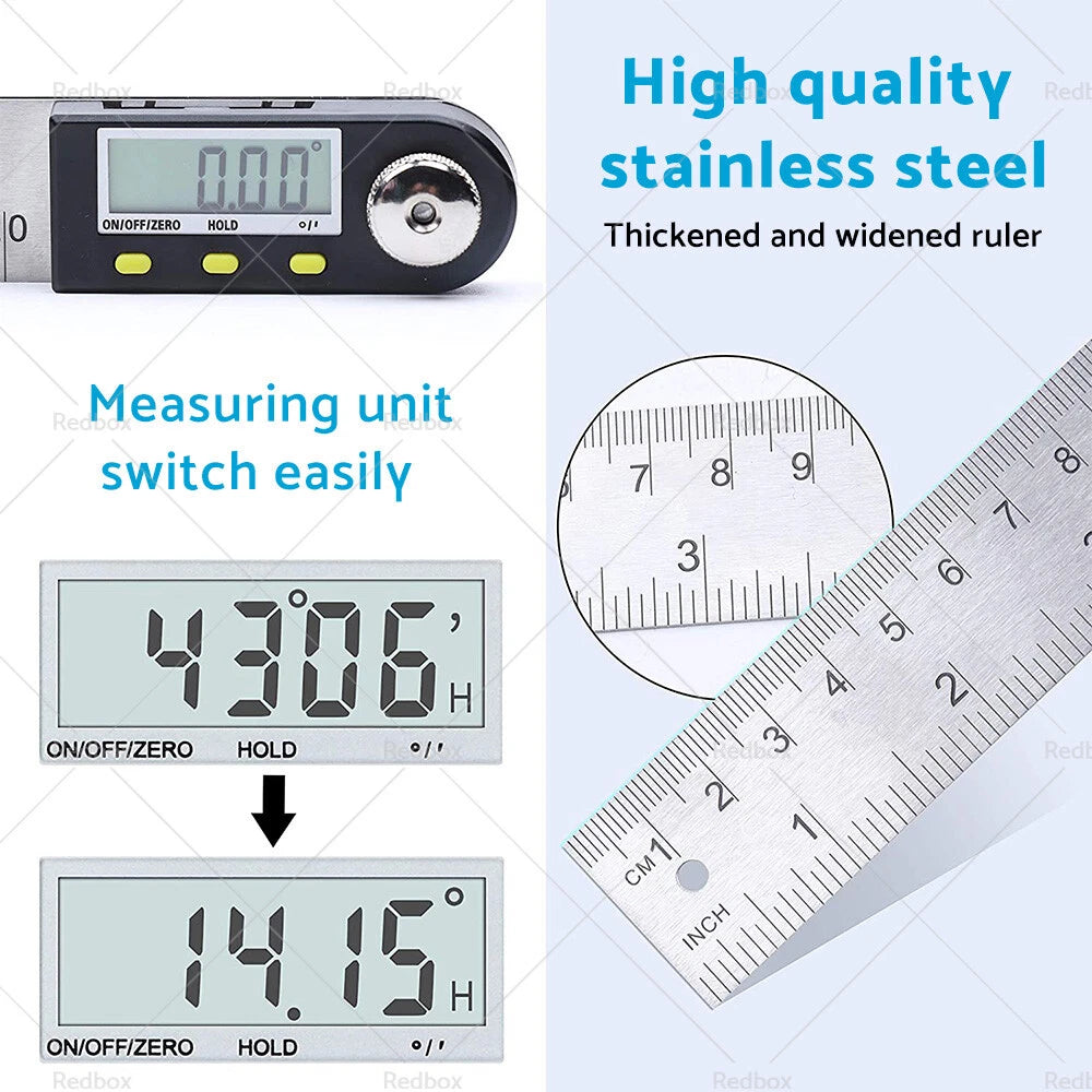 Digital Angle Finder Protractor 360° Measurer for Automotive Use
