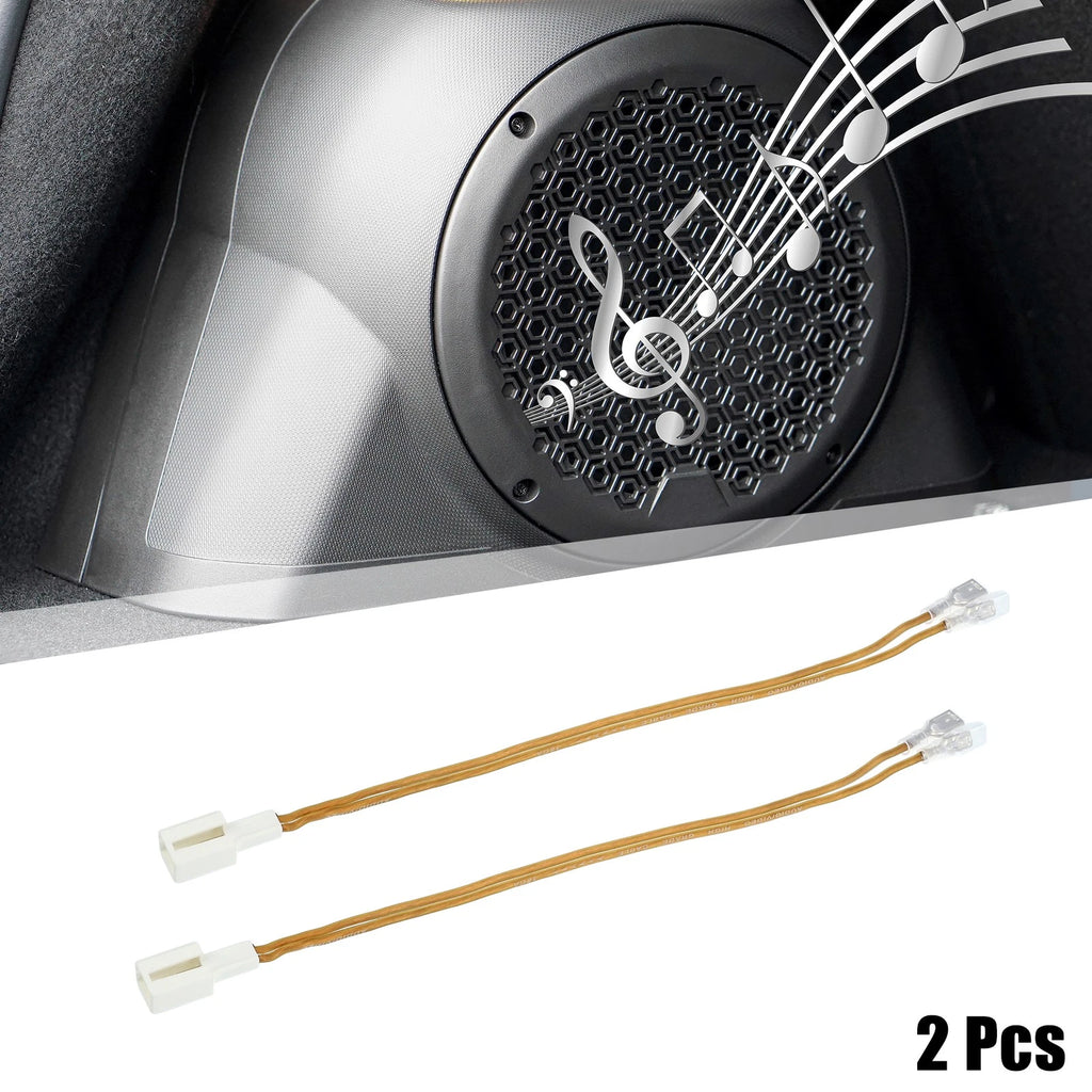 2 Pcs Speaker Connector Wire Harness Adapter for Lexus Toyota Camry 
