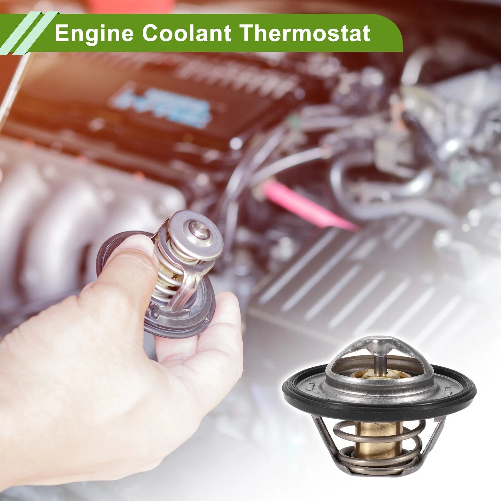 Engine Thermostat for Dodge Ram 1500 (1994–2003), Dakota (1987–2003), Ford F-150 (1975–1994)