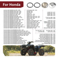 Set of 4 Engine Valve Tappet Adjustment Cover Caps for Honda FourTrax (250-400)