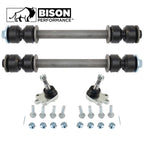 Set of 4 Front Sway Bar Link Lower Ball Joints for Chevy GMC 4WD