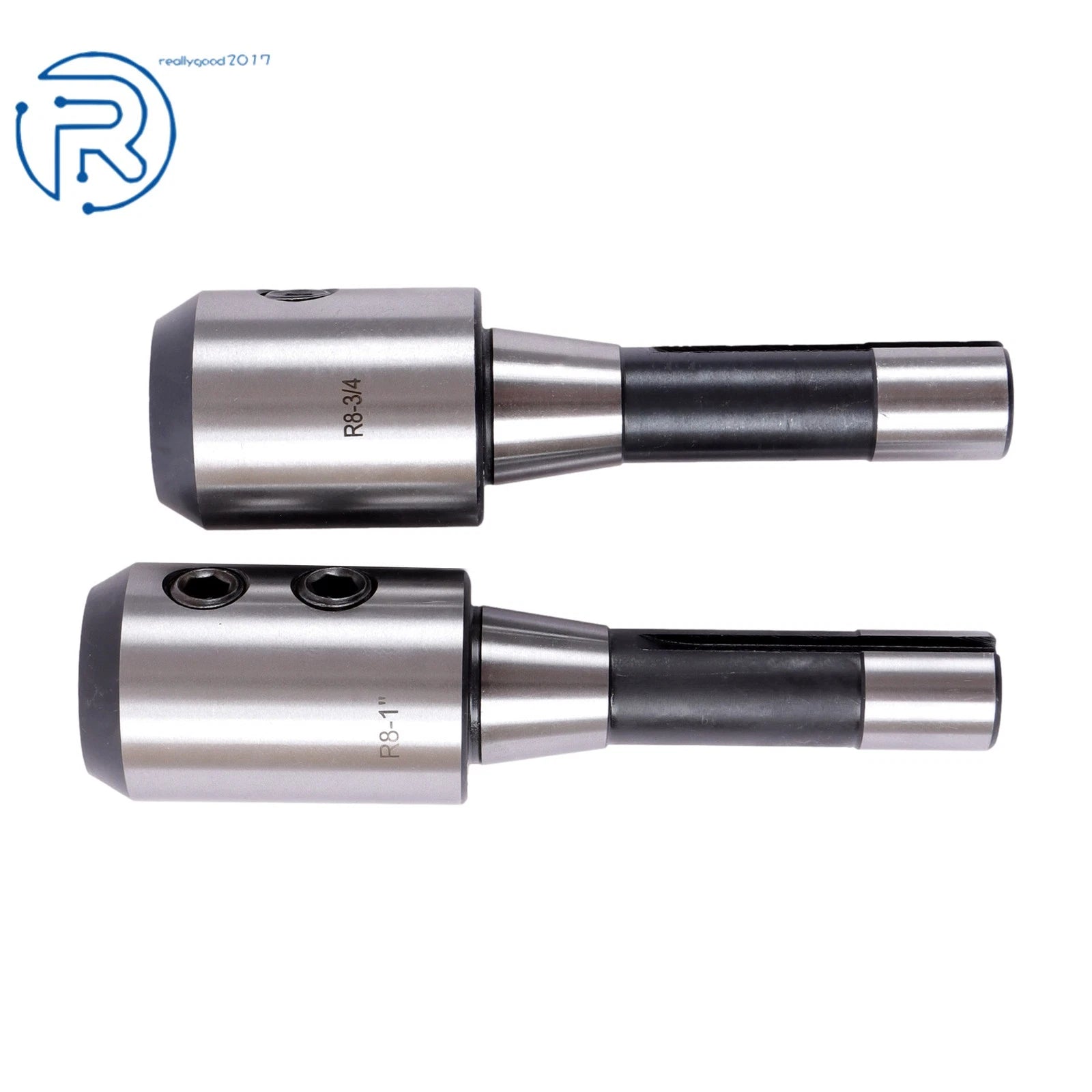 5Pcs End Mill Holder Set for R8 (1/4", 3/8", 1/2", 3/4", 1")