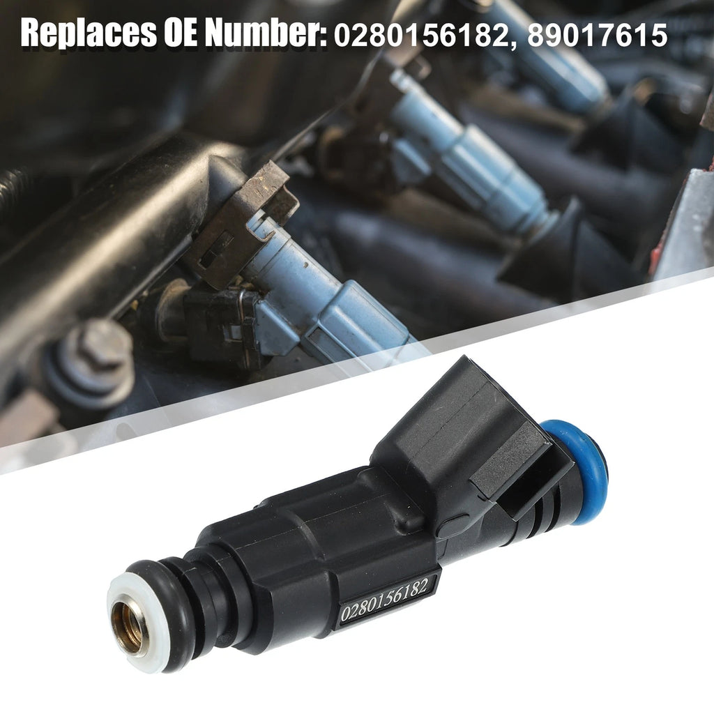 Set of 6 Fuel Injector Nozzles 0280156182 for Chevrolet Equinox (2005–2009)