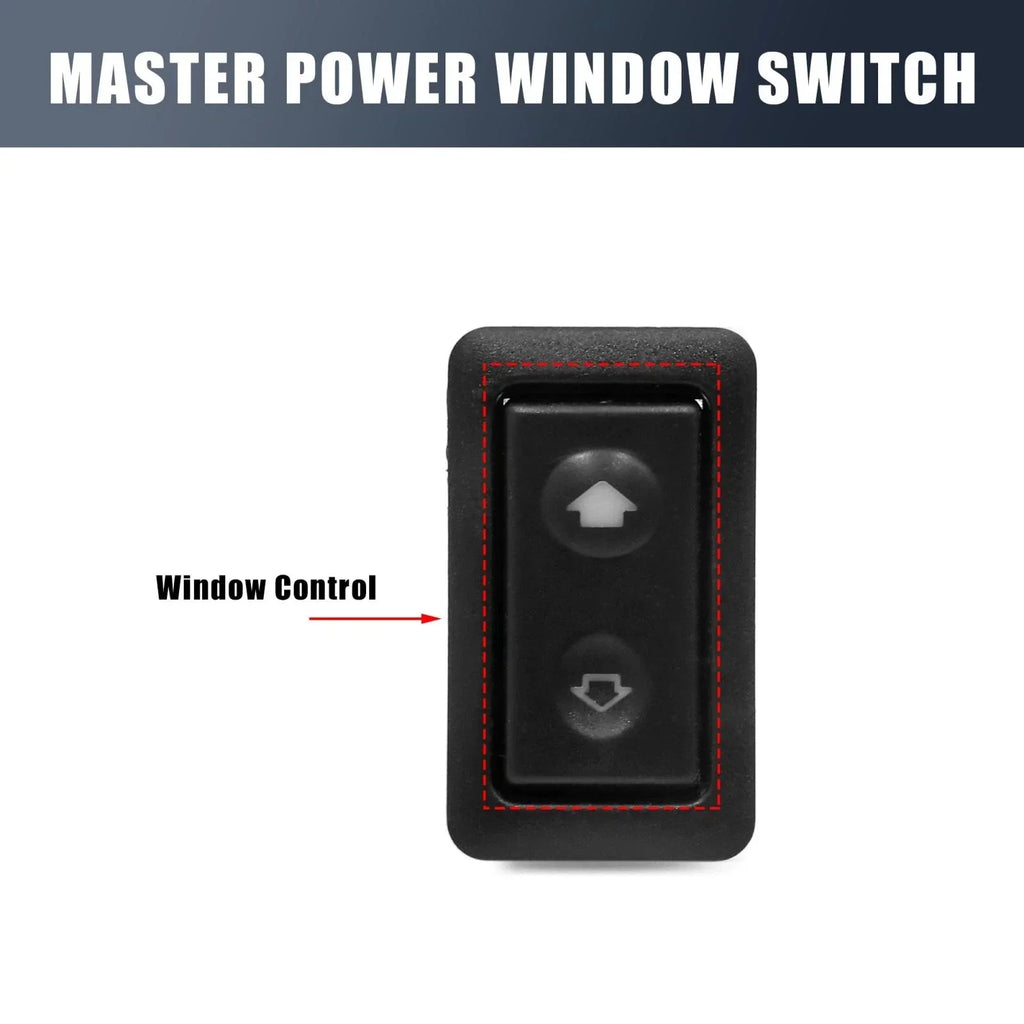 6-Pin Black Power Window Button Switch for BMW