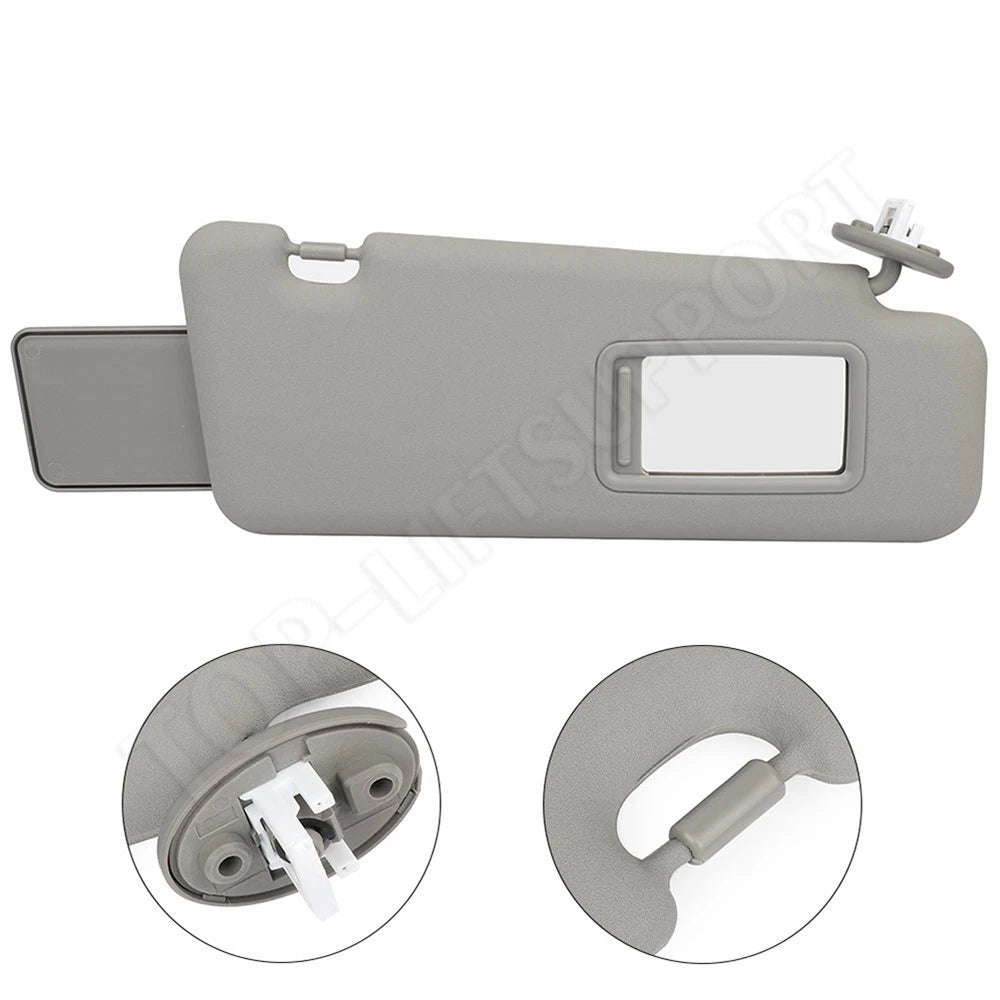 Right Passenger Side Sun Visor for Toyota Highlander (2008–2013)