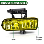 Fog Lights for GMC Sierra/Yukon (1999–2006) - Yellow Lens