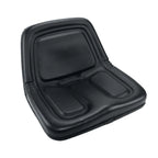 Replacement Black High-Back Lawn Mower Tractor Seat for Universal