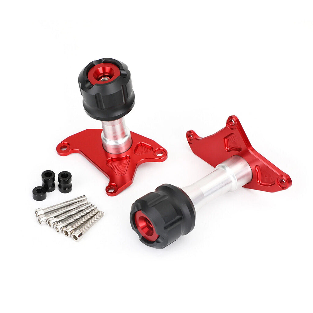 CNC Red Motorcycle Frame Slider for Honda MSX125 SF Grom (2013–2019)