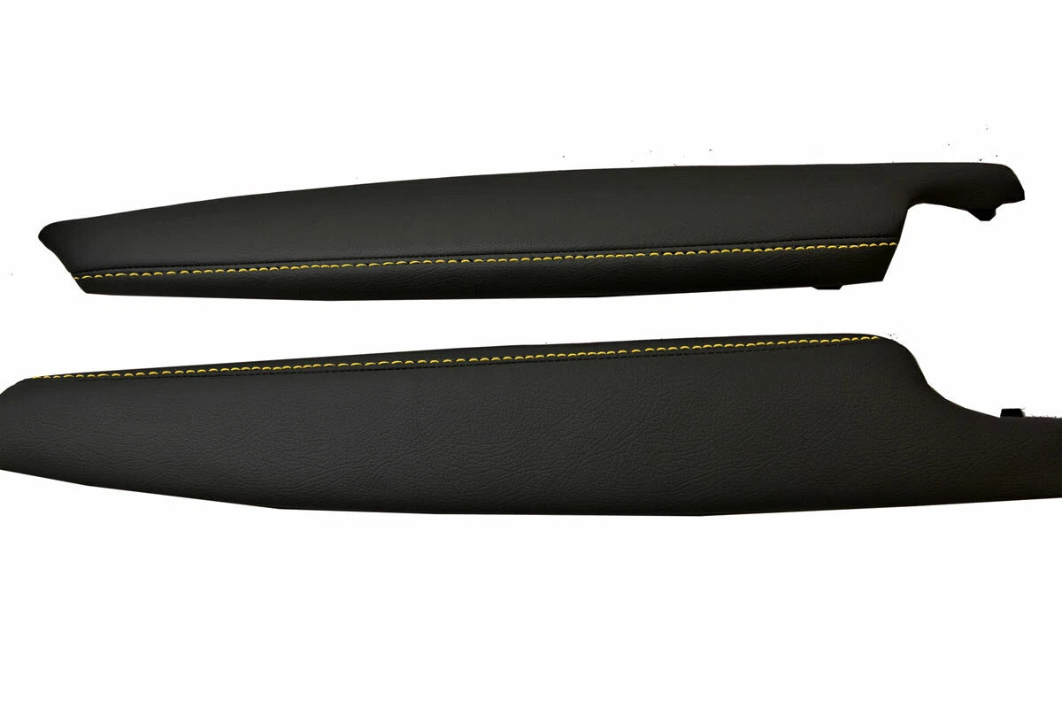 Door Armrest PVC Cover for Subaru BRZ Scion GRS Toyota GT86 (2013–2020) Yellow Stitch
