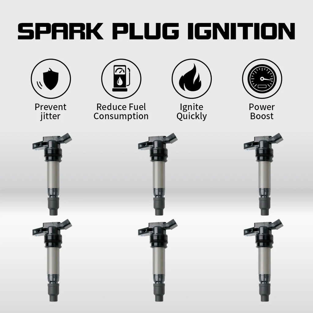 6X Ignition Coils for Volvo XC60 XC70 XC90 S60 S80 V70 Land Rover LR2 UF594