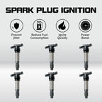 6X Ignition Coils for Volvo XC60 XC70 XC90 S60 S80 V70 Land Rover LR2 UF594