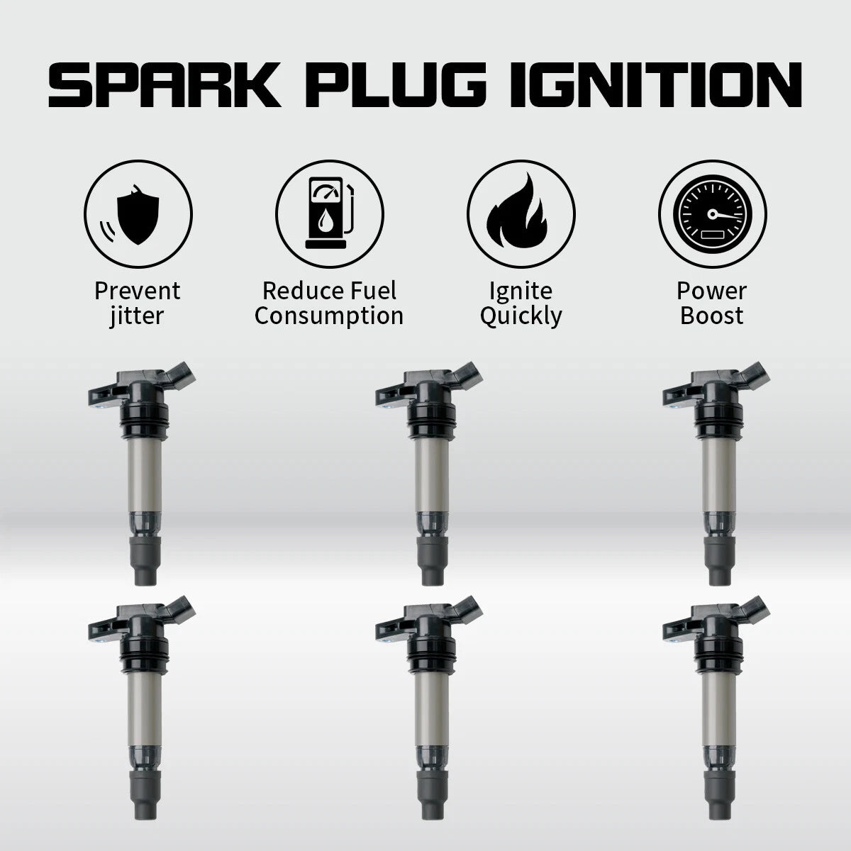 6X Ignition Coils for Volvo XC60 XC70 XC90 S60 S80 V70 Land Rover LR2 UF594