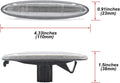 2X LED Clear Front Side Marker Indicator Lights for Toyota Camry (2006–2011)