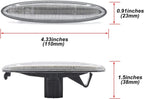 2X LED Clear Front Side Marker Indicator Lights for Toyota Camry (2006–2011)
