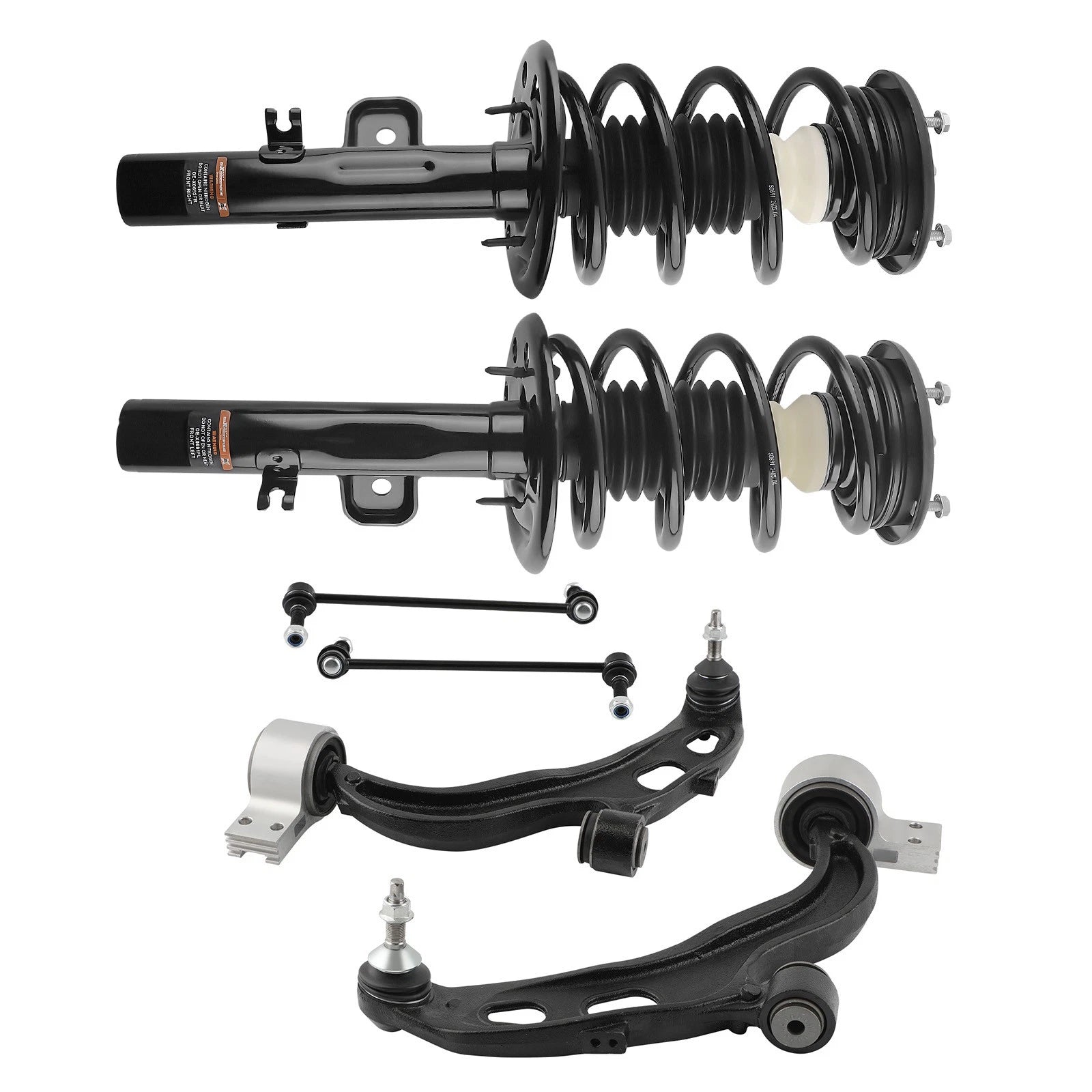 Front Struts Control Arms Sway Bar End Links for Ford Flex AWD (2010–2012) 272534