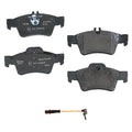 Hella Rear Low-Met Disc Brake Pad w/Sensor for Mercedes C215 CL500 C218 CLS400 CLS550