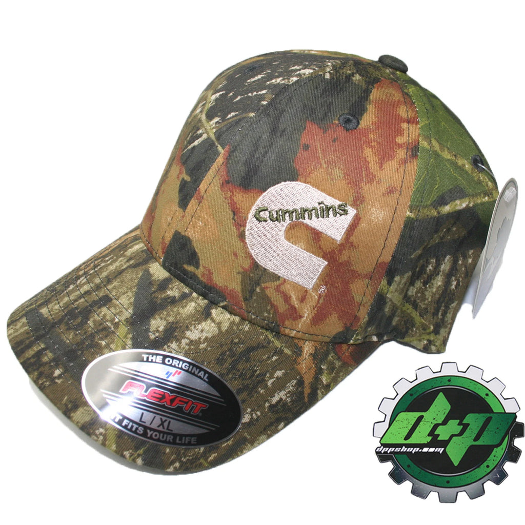 Camo Tree Mossy Oak Flexfit Hat for Cummins (Fitted L/XL)