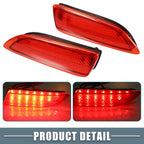 2X Rear Bumper Reflector LED Brake Tail Light 81920-02030 for Toyota Corolla (2014–2019)