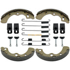 Rear Brake Shoes & Springs Pins for Kawasaki Mule 3000 3010 3020 4000 4010