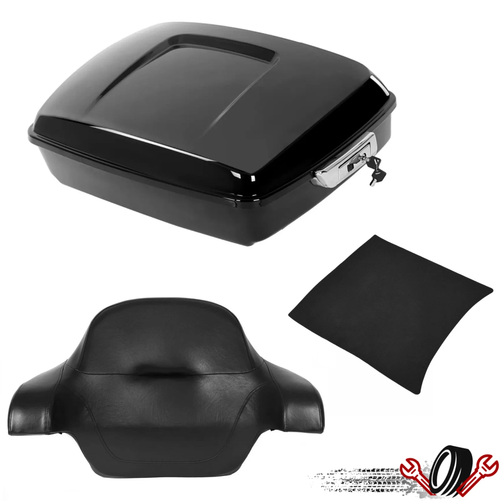 Backrest Pad for Harley Road Glide (2014–2024)