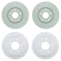 Set of 4 Bosch QuietCast Disc Brake Rotors & Pads for Kia Forte (2010–2018)