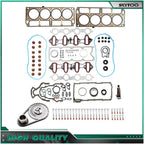 Lower Gasket Set & Timing Chain Kit with Head Bolts for Chevrolet Tahoe (2006)