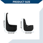 Set of 2 Mud Flaps Splash Guards for Mercedes-Benz Vito V-Class (2016–2023)