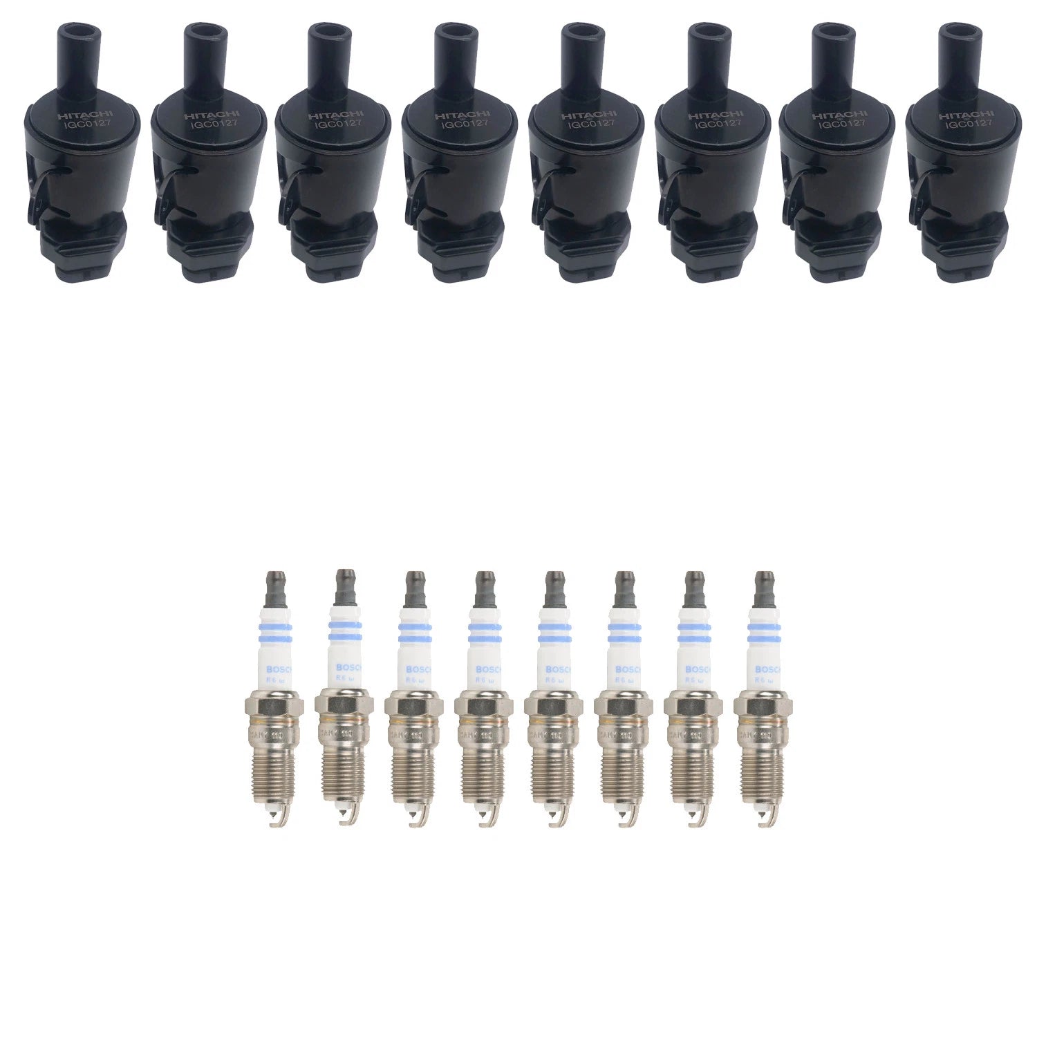 Set of 8 Ignition Coils & 8 Spark Plugs for Chevrolet GMC V8