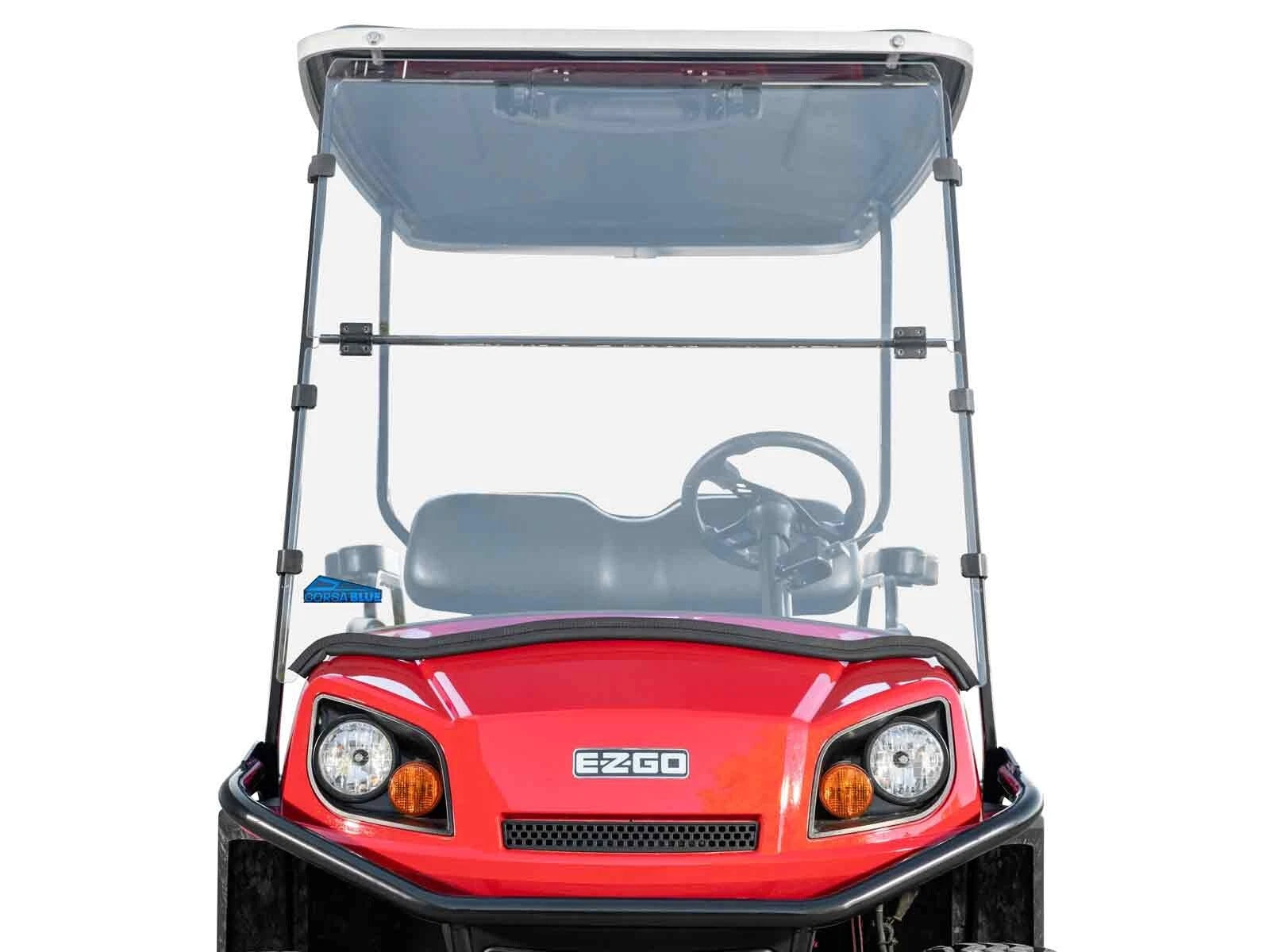 Flip Down Windshield for E-Z-Go Express (Standard, Light Tint)