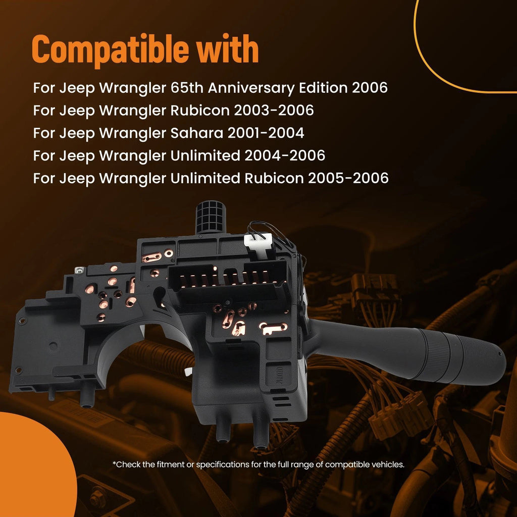 Turn Signal Switch Assembly for Jeep Wrangler Rubicon (2003–2006)