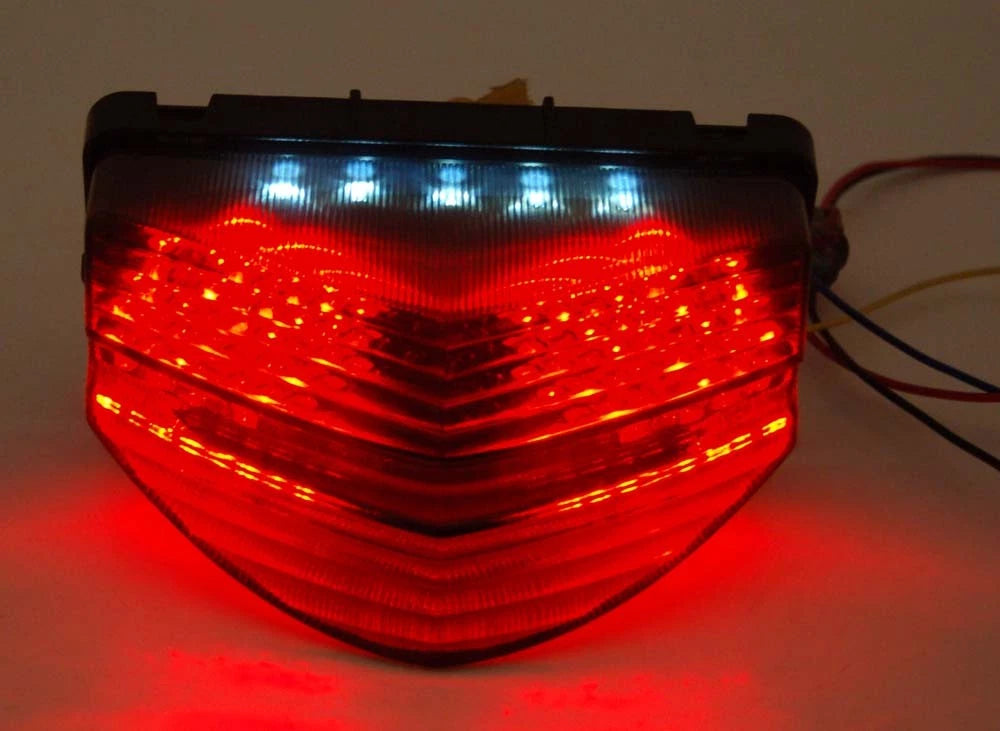 Integrated LED TailLight Turn Signals for Honda CBR 600 F4i (2001–2003) Smoke