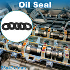 Set of 5 Oil Seal Rotary Shaft Seal for Various Models (25x47x7mm)