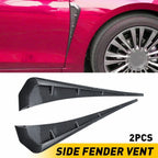 2pcs Carbon Fiber Side Fender Vent Air Wing Cover for