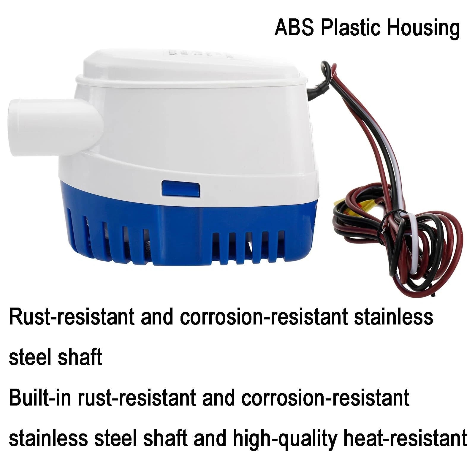 12V Automatic Submersible Bilge Water Pump for Boat (1100GPH)