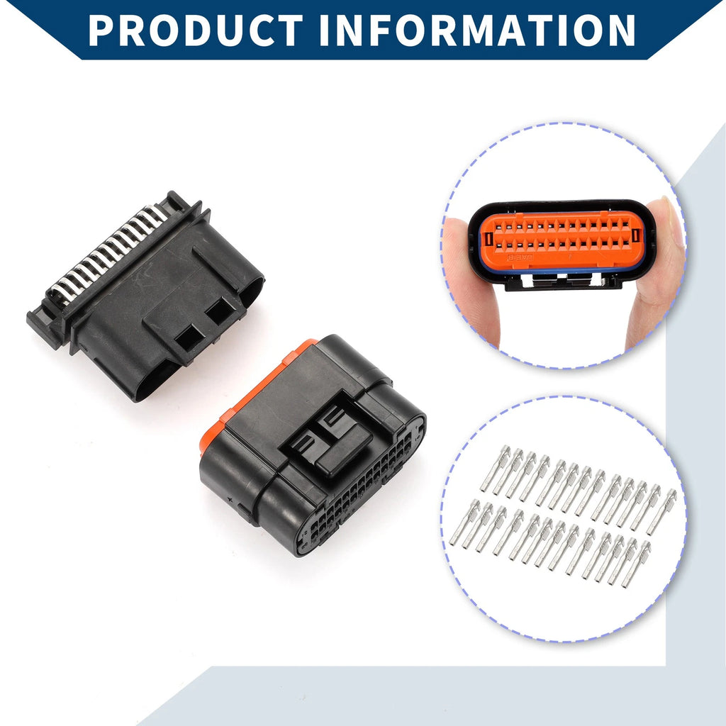 Set of 1 ECU Connector Plug for Honda (26 Pin)