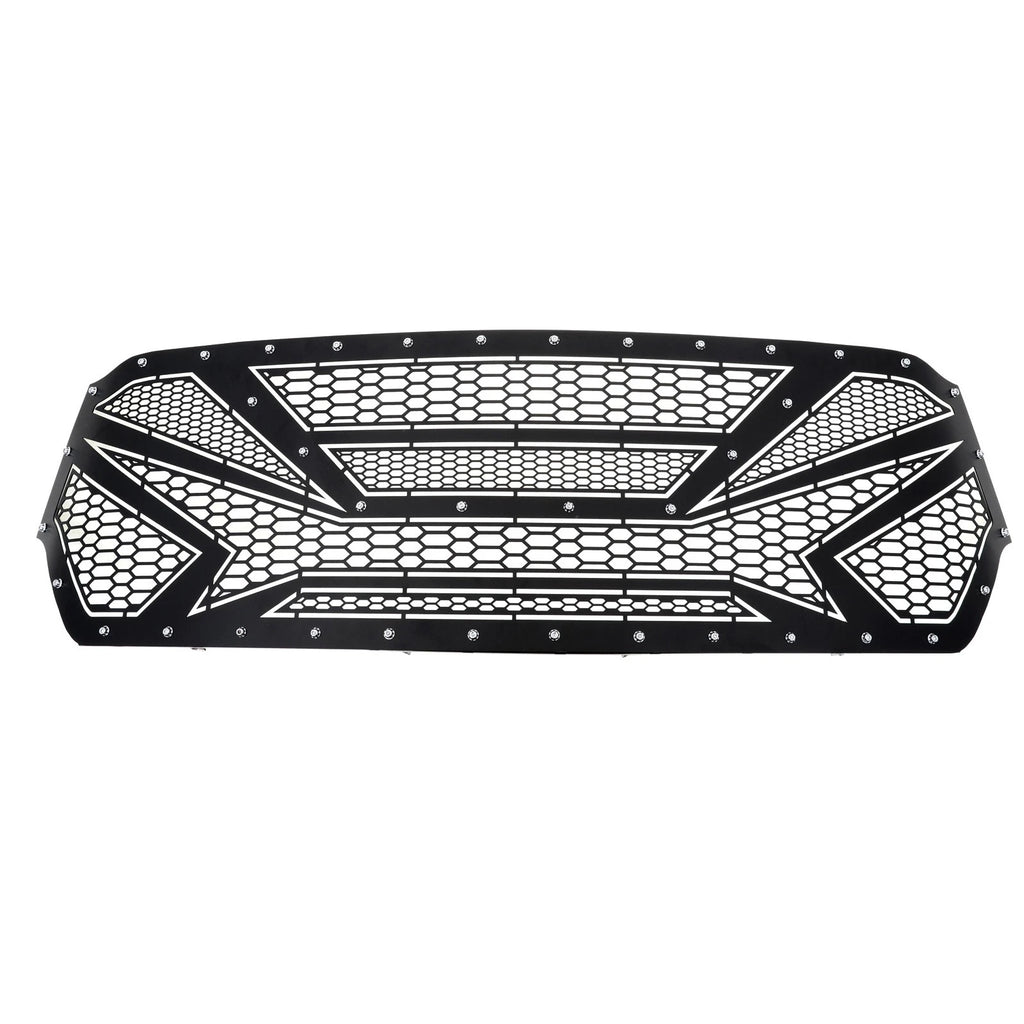 Upper Black Stainless Laser Cut Grille Insert for Ram 1500 (2019–2024)